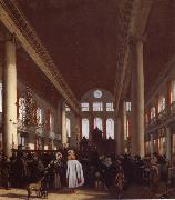 REMBRANDT Harmenszoon van Rijn Interior of the Portuguese Synagogue in Amsterdam oil painting artist